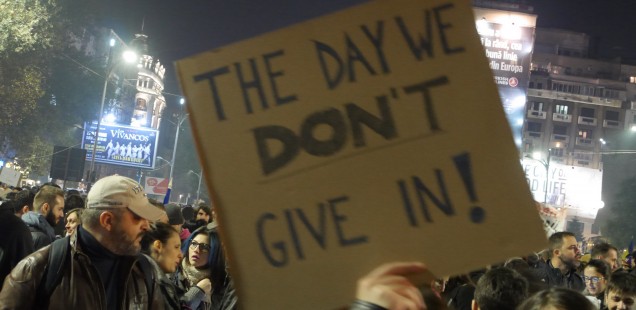 “The days we don’t give in.” The Romanian social movements between 2012 and 2015