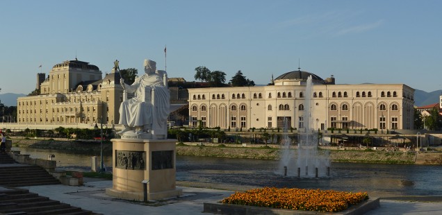 The Birth of Skopje 2014: Reconstruction of the Parliament Building